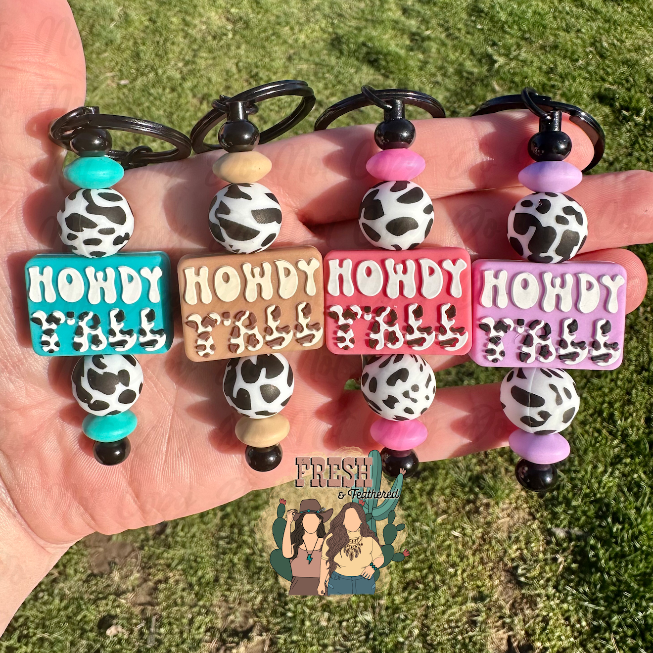 Howdy Y'all Keychain Bar